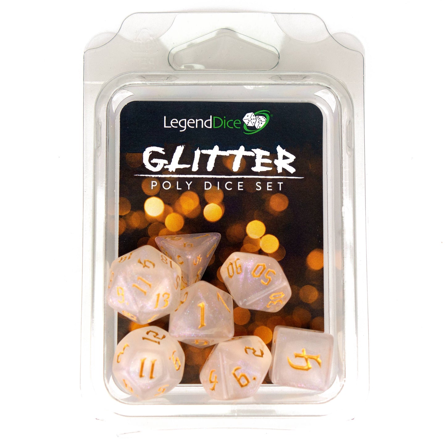 Poly Dice Set - Glitter