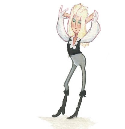 Sexy Magic Dance - Labyrinth fantasy film wall art print 
