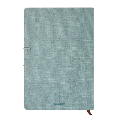 A5 PU Leather Hardback Notebook: Green