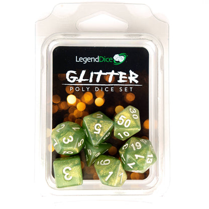 Poly Dice Set - Glitter