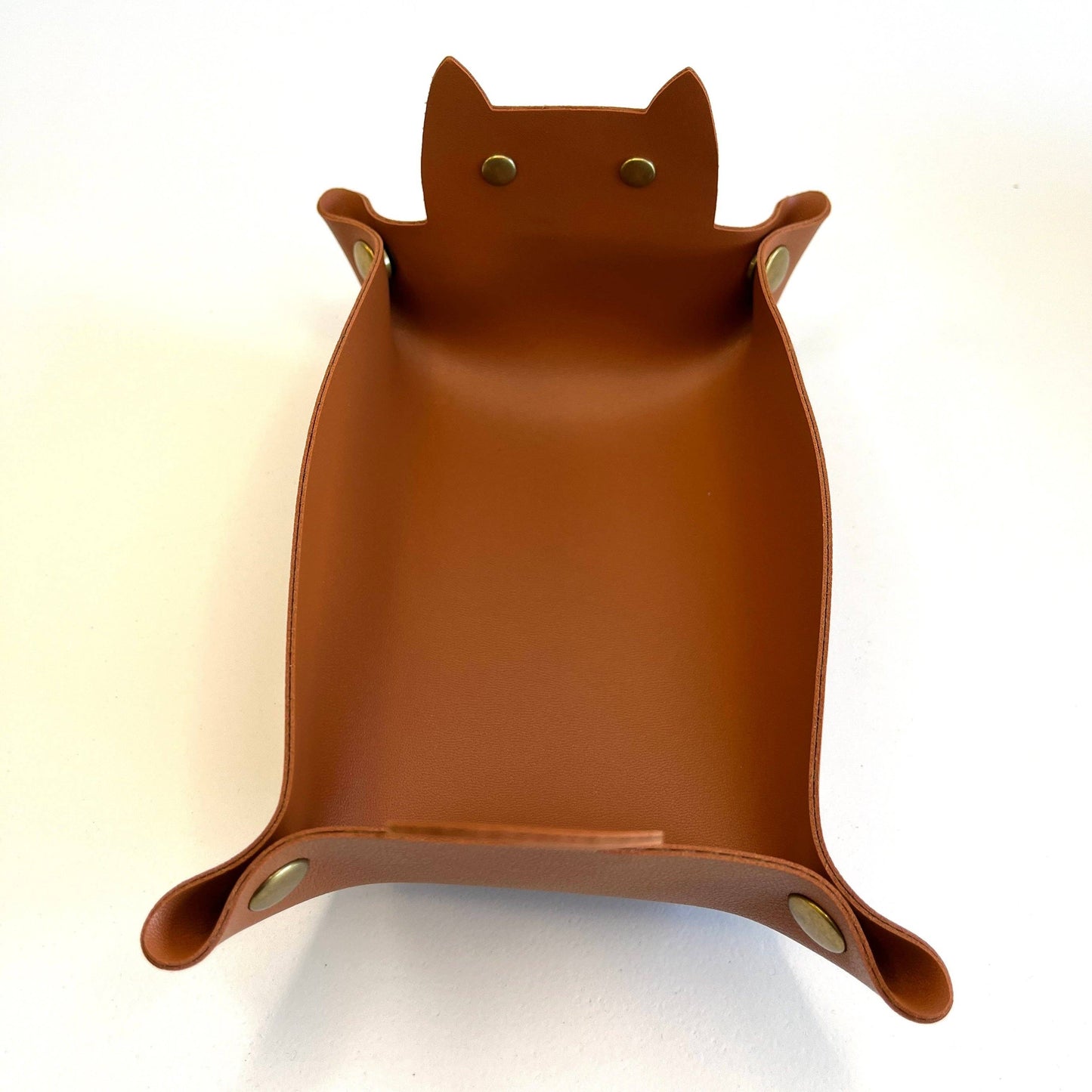 Cat dice tray - tan