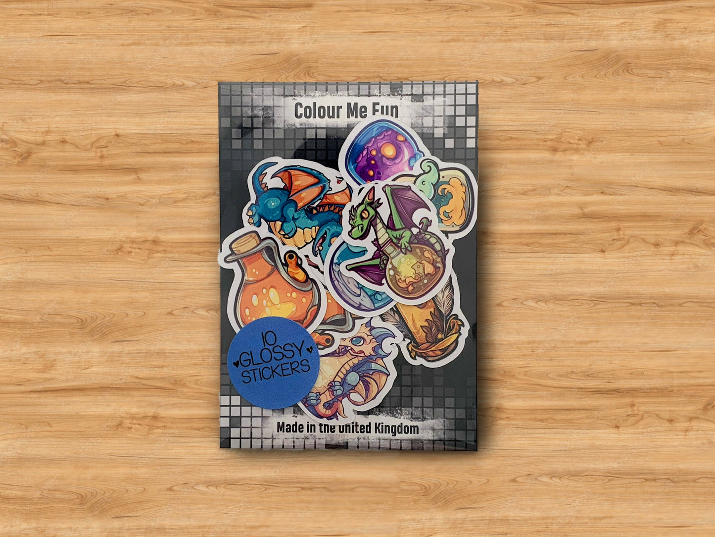 Dragon Sticker Set: Matte / 10 Stickers