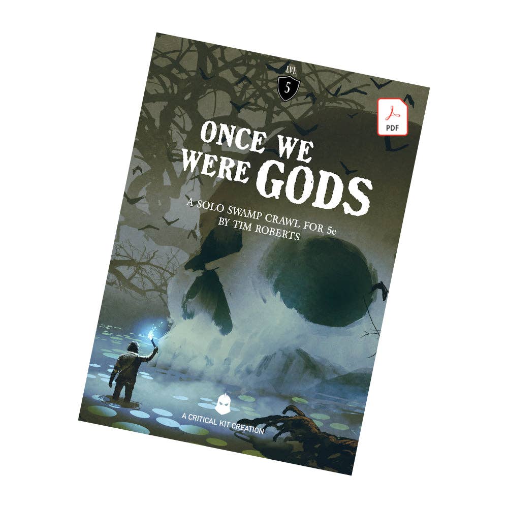 Once We Were Gods DND, A 5Th Edition Solo Adventure