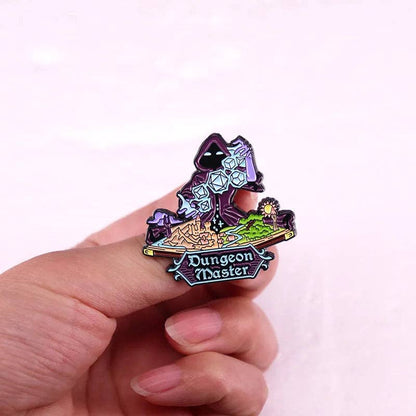 Hooded Dungeon Master Enamel Pin Badge | 1 Pcs Metal Pin