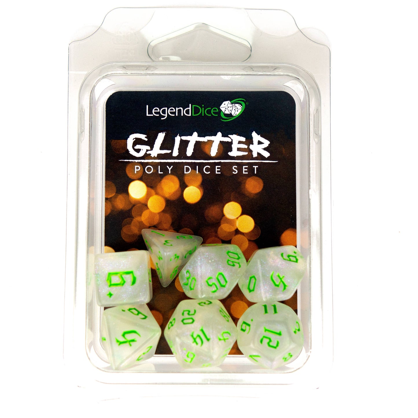 Poly Dice Set - Glitter