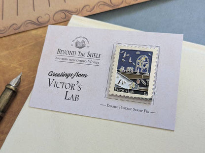 Frankenstein - Victor's Lab: Silver Enamel Pin Badge