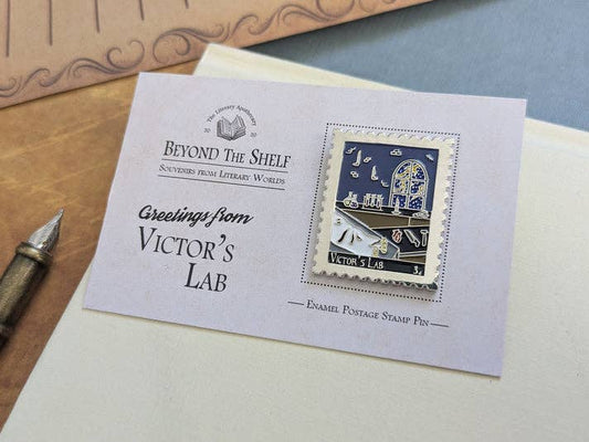 Frankenstein - Victor's Lab: Silver Enamel Pin Badge