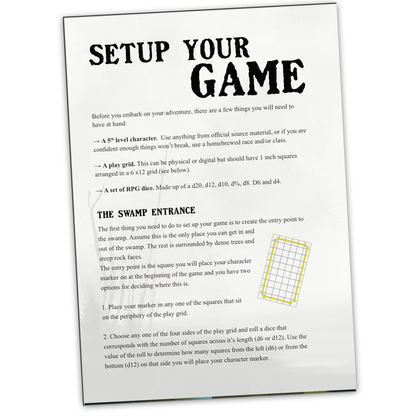 Once We Were Gods DND, A 5Th Edition Solo Adventure
