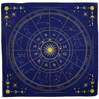 Tarot Reading Cloth - Zodiac (75x75cm)