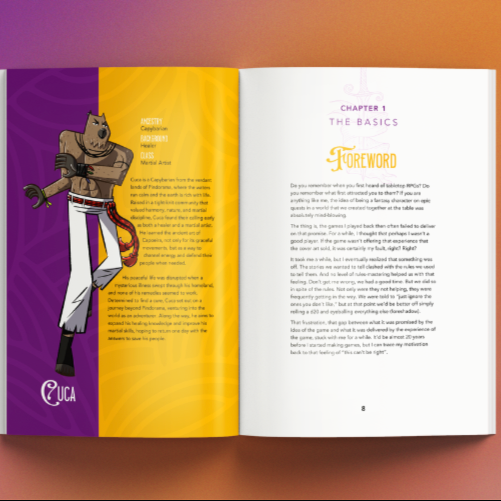 Everspark -  Fantasy TTRPG in which you tell epic tales