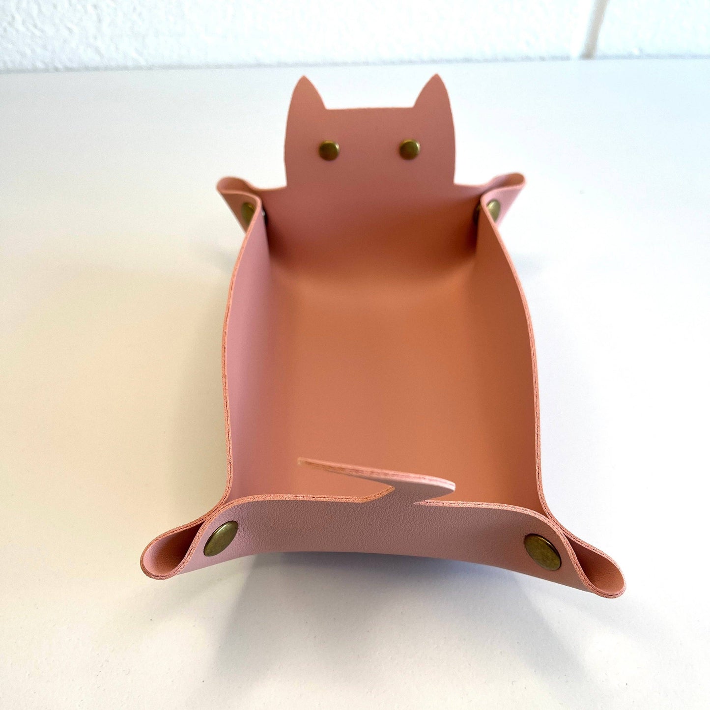 Cat dice tray - pink