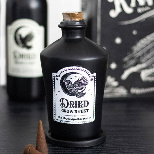 Dried Crow's Feet Gothic Incense Cone Holder