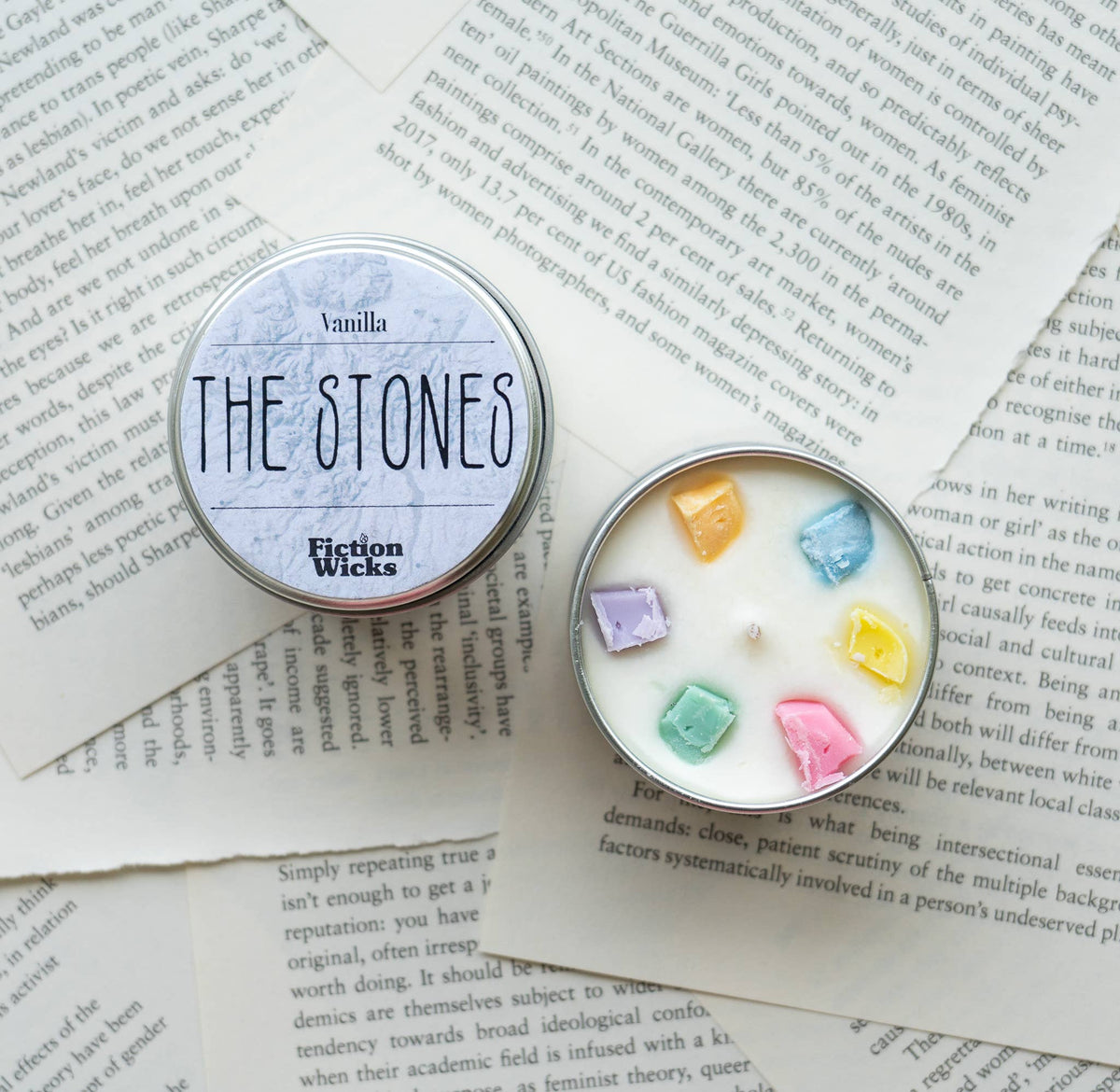 The Stones Candle | marvel inspired || Vanilla scented vegan: 150g candle