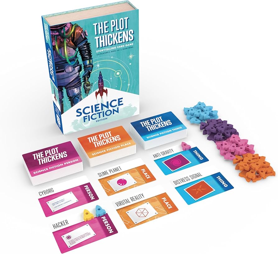 The Plot Thickens: Storytelling Card Game - Science Fiction