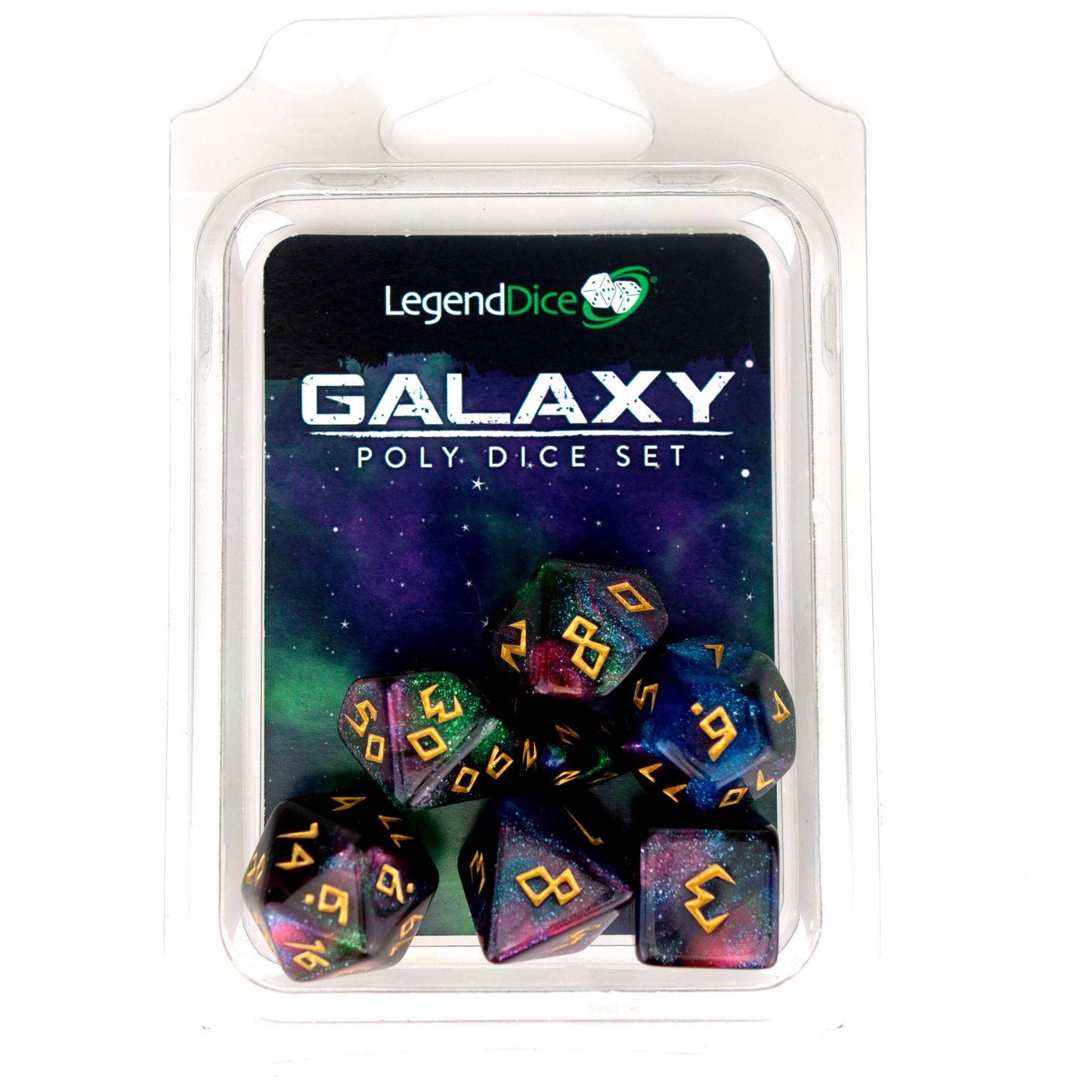 Poly Dice Set - Galaxy