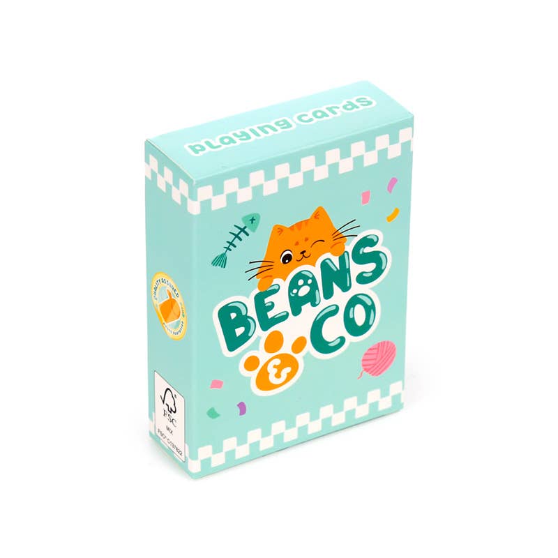 Beans & Co Cats Standard Playing Card Deck