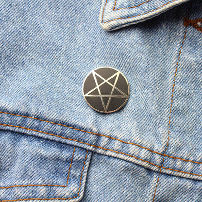 PENTAGRAM ENAMEL PIN