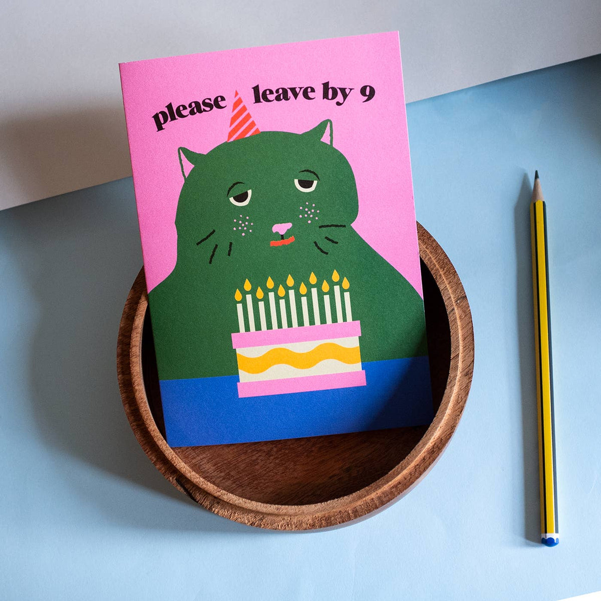 Funny Birthday Card – Please Leave by 9 Grumpy Cat Edition: Bio Cello