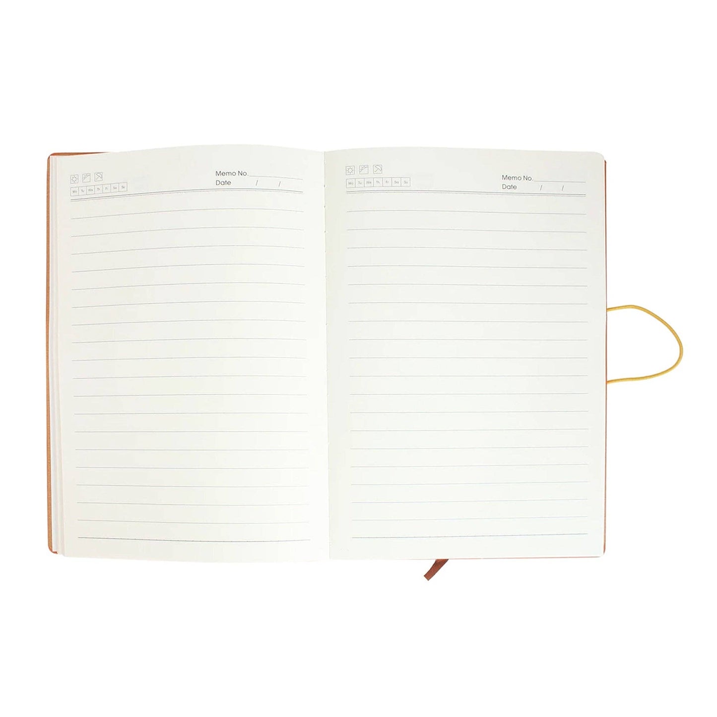 A5 PU Leather Hardback Notebook: Black