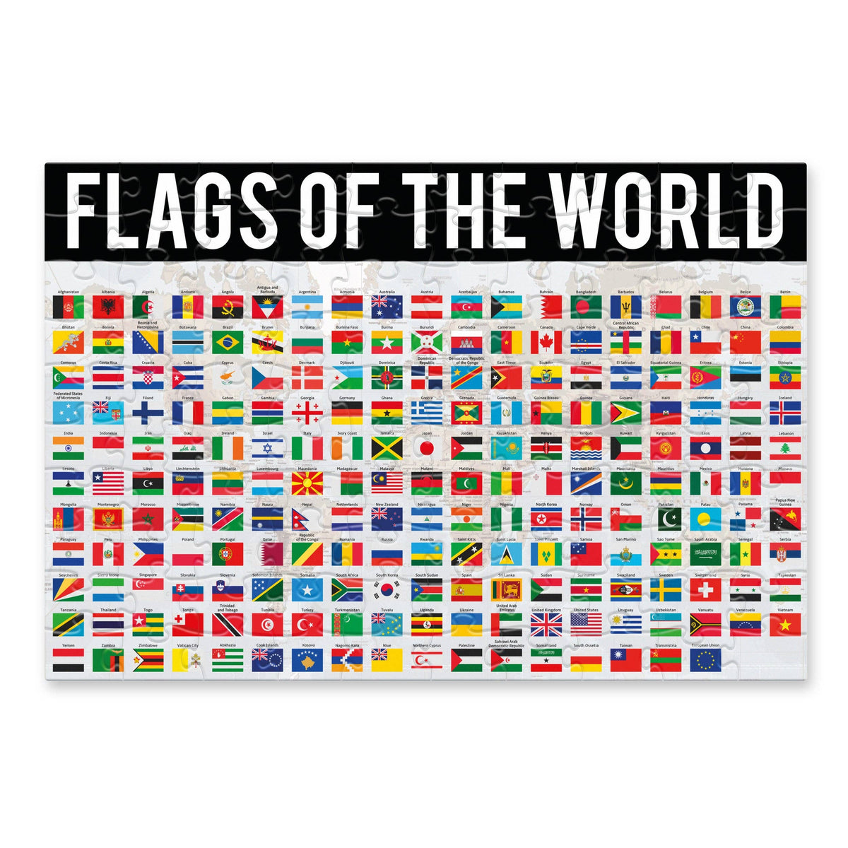 Flags Of The World – 100 Piece Puzzle
