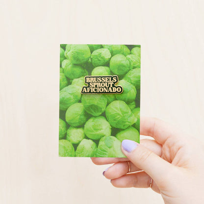Brussels Sprout Aficionado - Enamel Pin