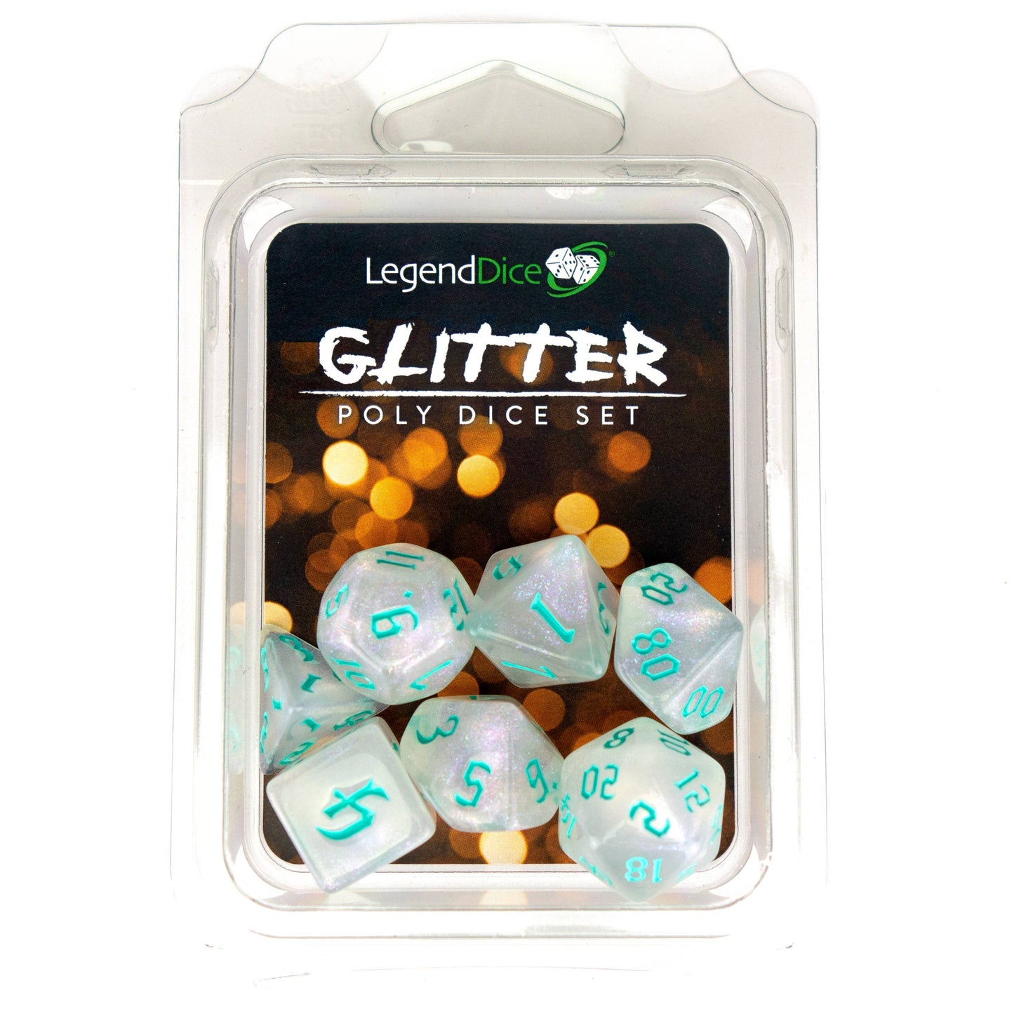 Poly Dice Set - Glitter