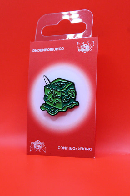 Gelatinous Cube Enamel Pin Badge | 1 Pcs Metal Pin