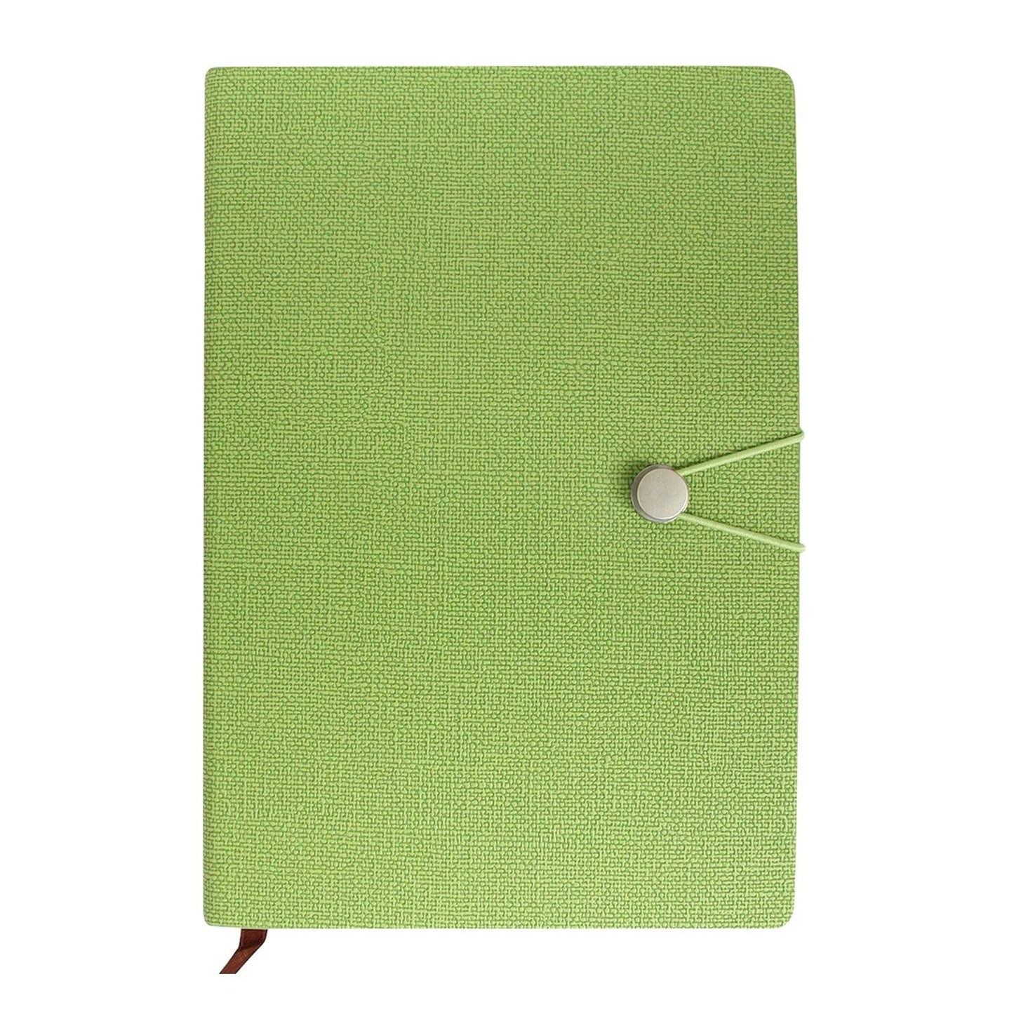A5 PU Leather Hardback Notebook: Yellow