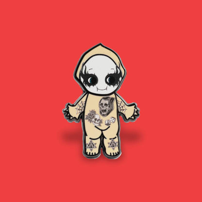 CORPSE PAINT DOLL ENAMEL PIN