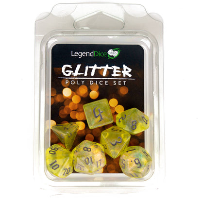 Poly Dice Set - Glitter