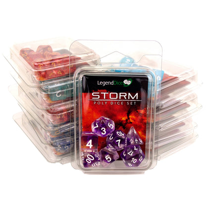 Poly Dice Set - Storm