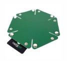 Dice Tray - Small Hex - Green
