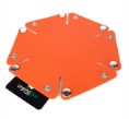 Dice Tray - Small Hex - Orange