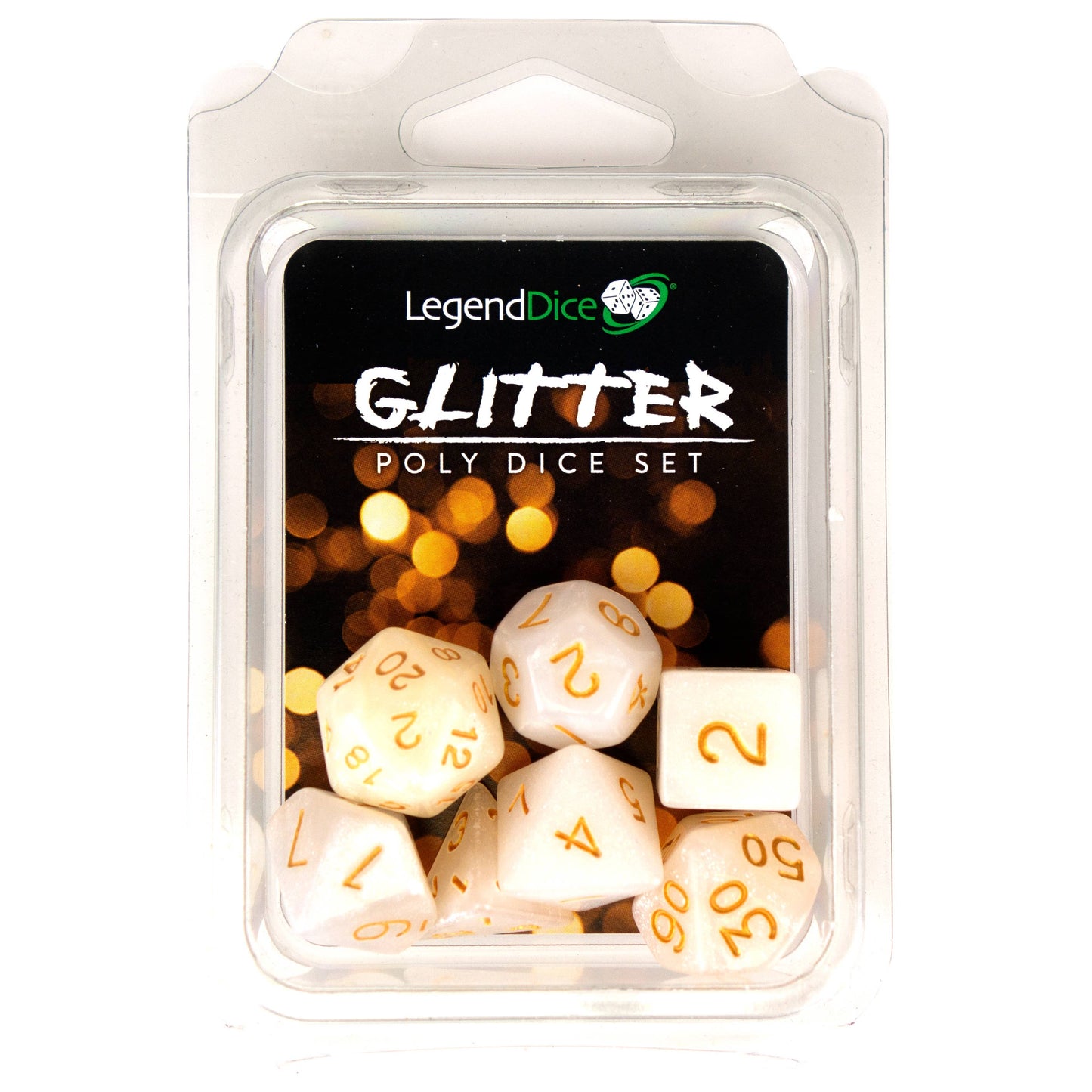 Poly Dice Set - Glitter