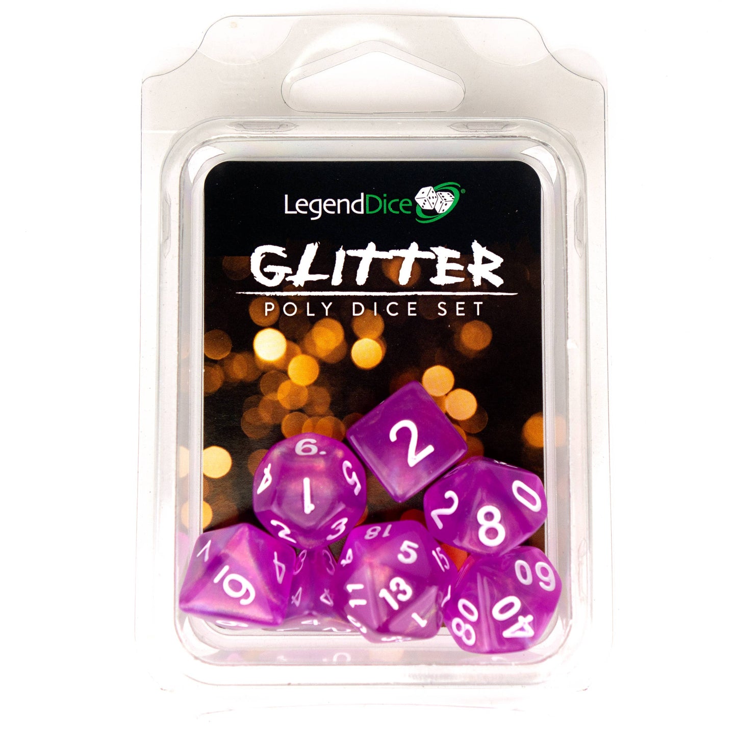 Poly Dice Set - Glitter