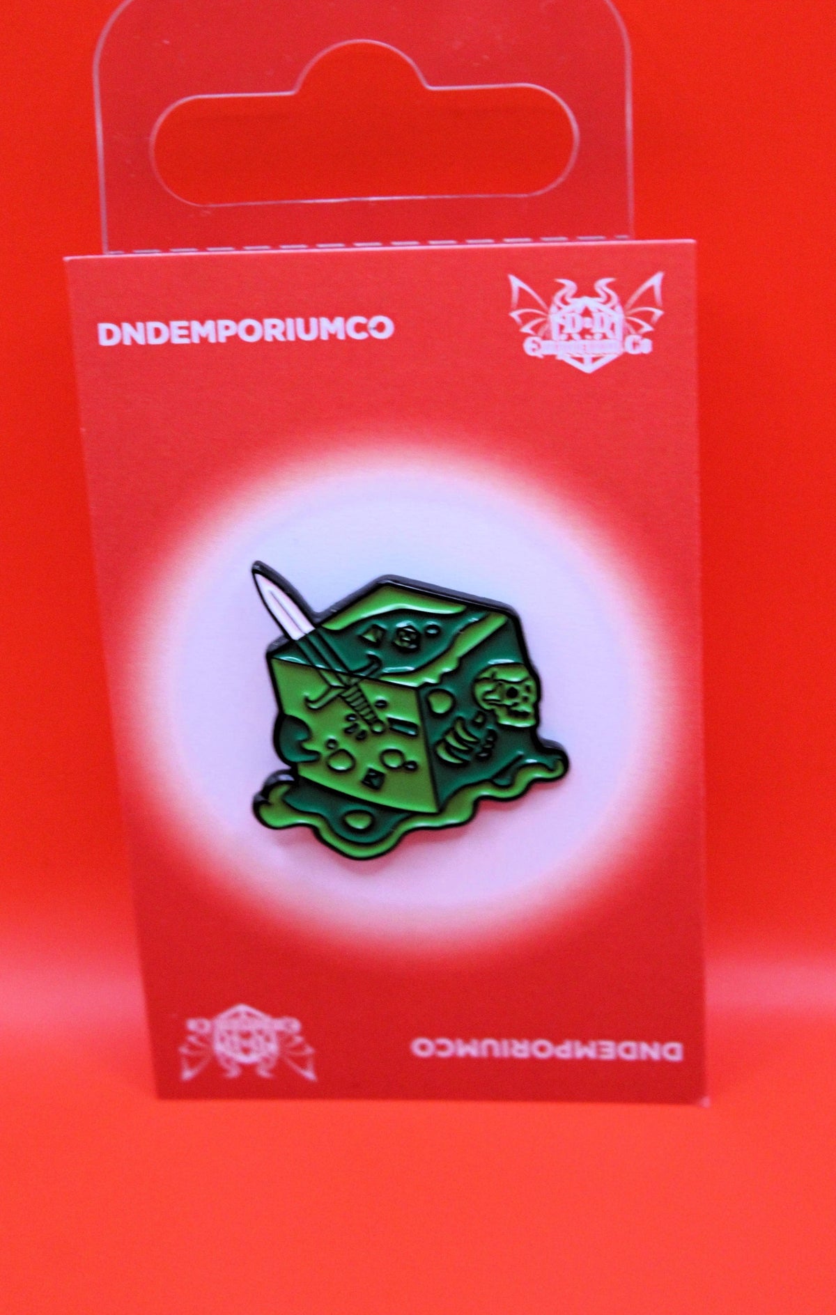 Gelatinous Cube Enamel Pin Badge | 1 Pcs Metal Pin