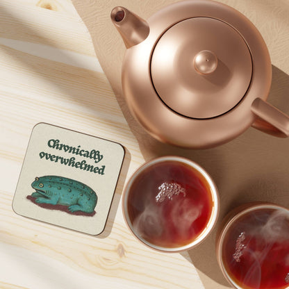 Coaster – Overwhelmed Medieval Frog