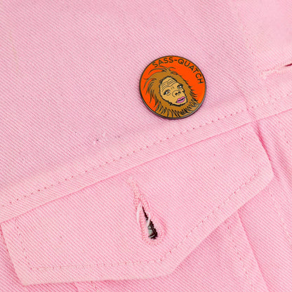 SASS-QUATCH ENAMEL PIN