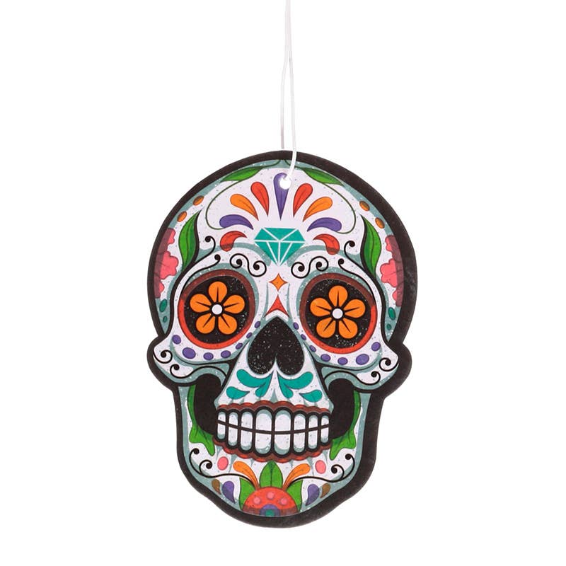 Orange Day of the Dead Air Freshener