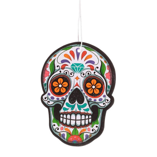 Orange Day of the Dead Air Freshener