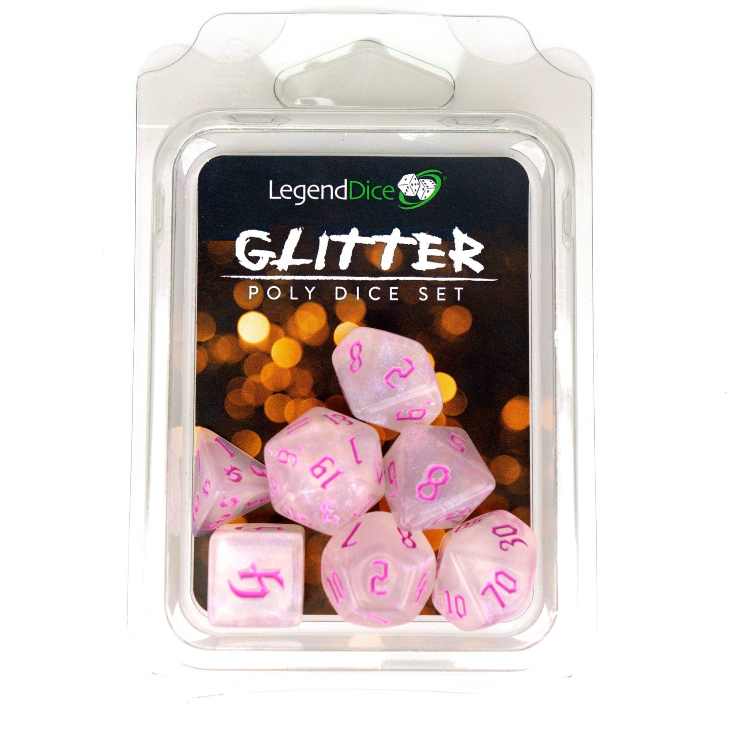 Poly Dice Set - Glitter