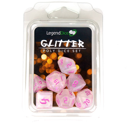Poly Dice Set - Glitter