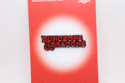 Red Dungeons & Dragons | 1 Pcs D&D Enamel Pin