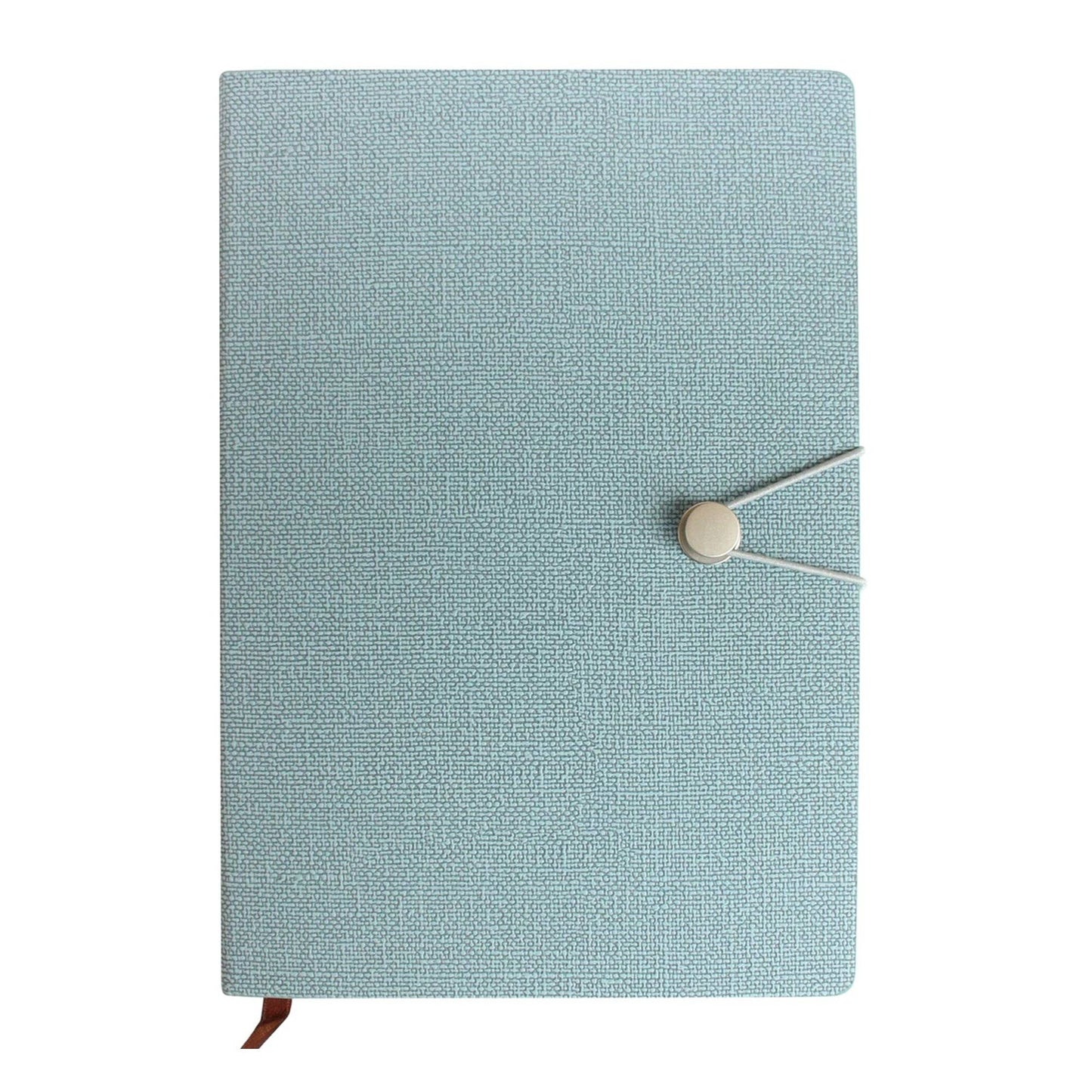A5 PU Leather Hardback Notebook: Grey