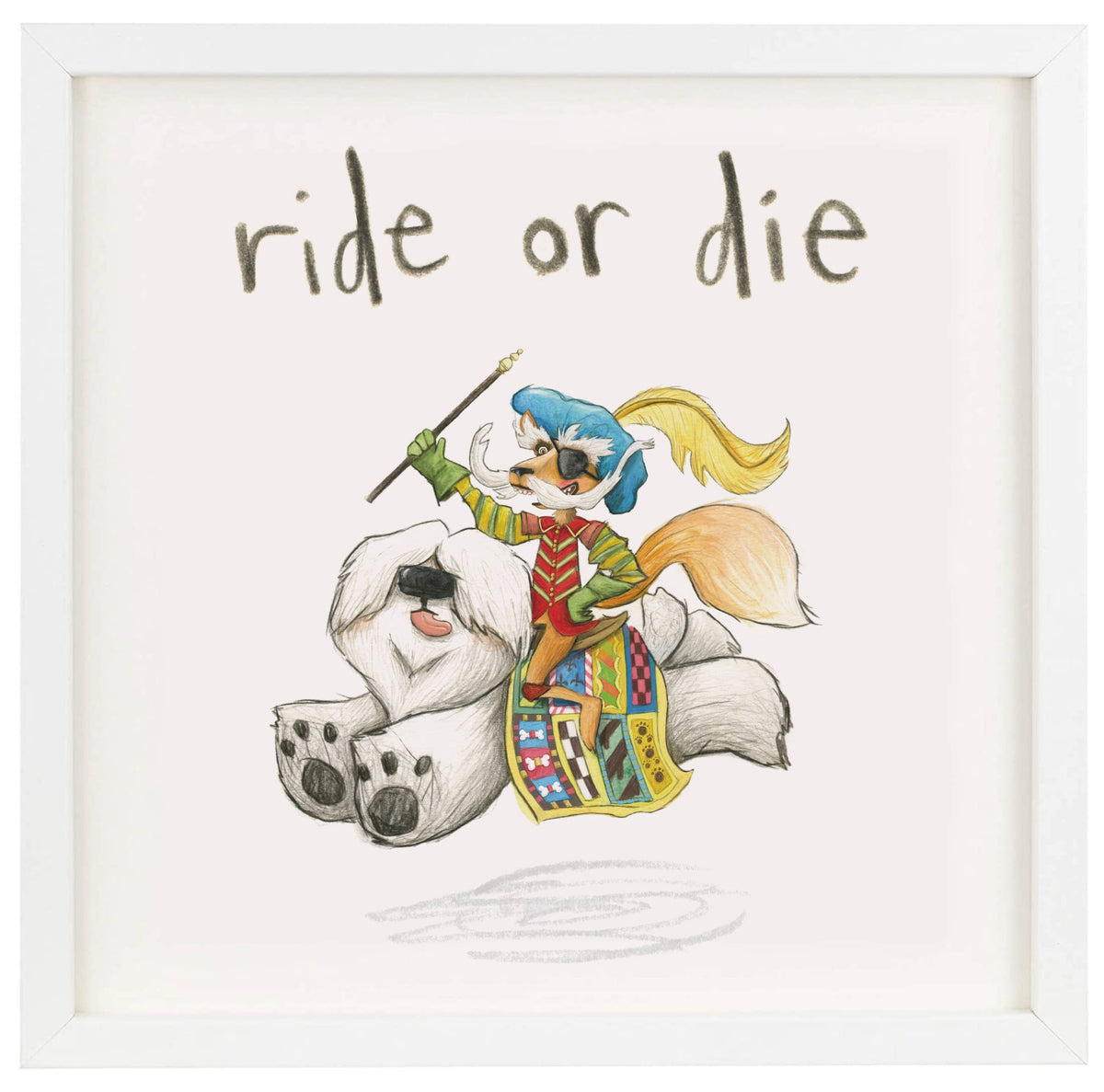Ride or Die - Labyrinth fantasy film wall art - Print