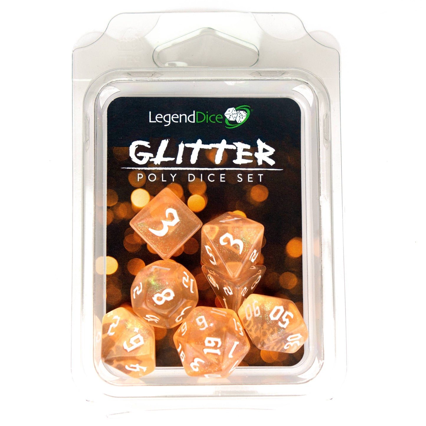 Poly Dice Set - Glitter