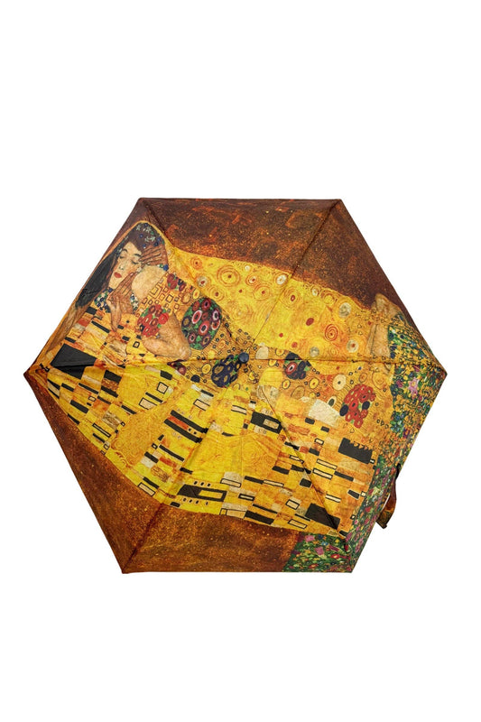 Klimt The Kiss Umbrella with Travel Case (Mini): Cream