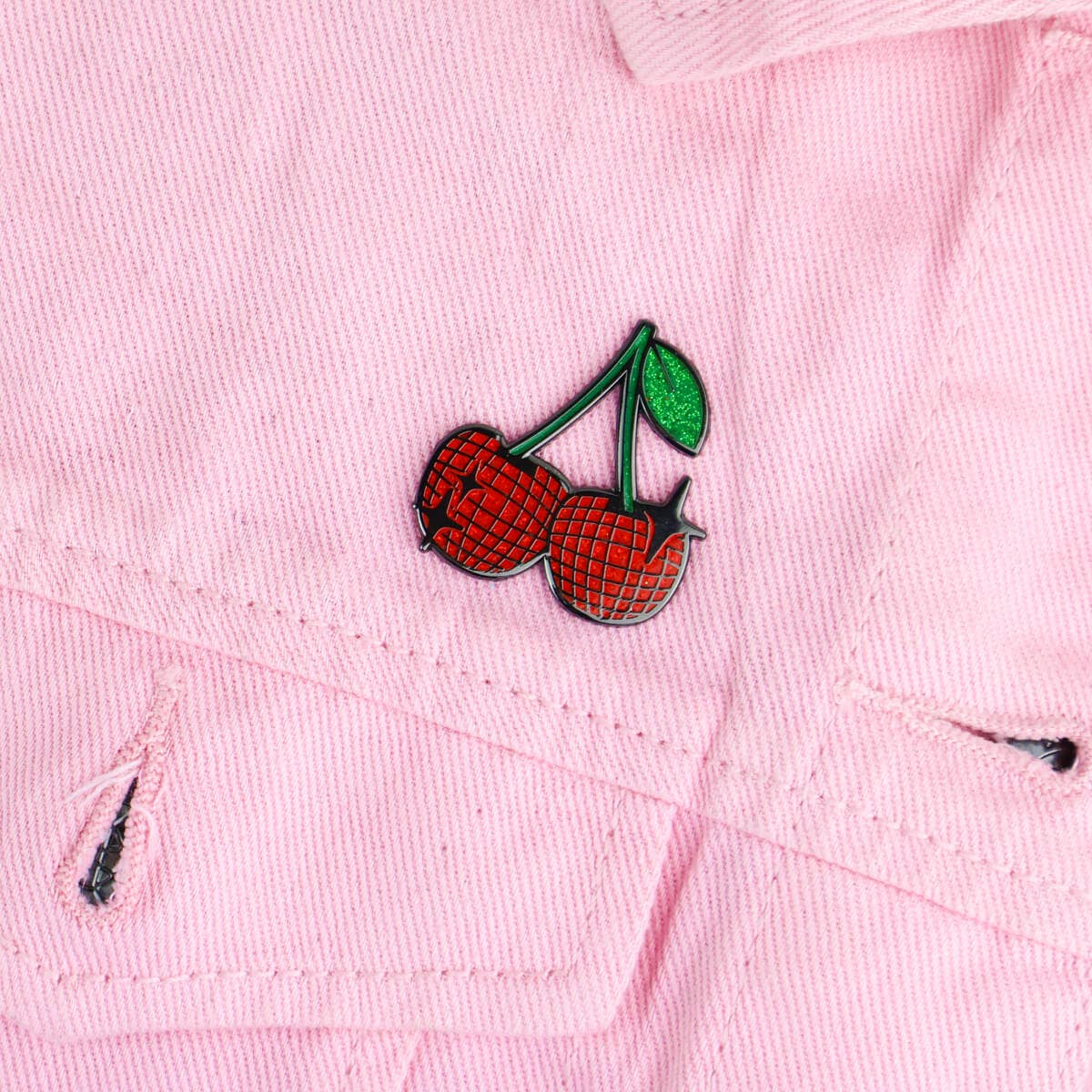 DISCO CHERRIES ENAMEL PIN