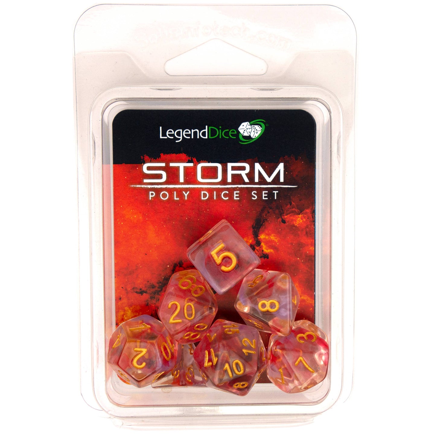Poly Dice Set - Storm