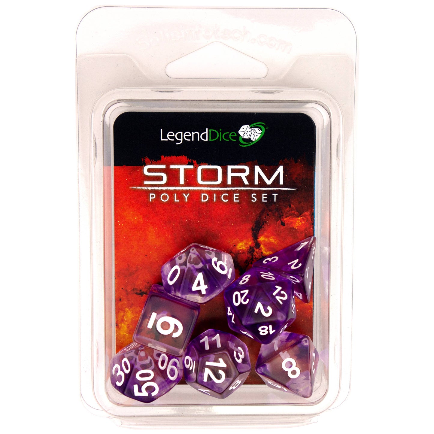 Poly Dice Set - Storm